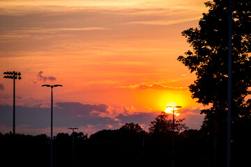 vibrant colorful dramatic sunset sky © Kathleen