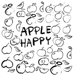 Jabłka pattern © PanGrafik