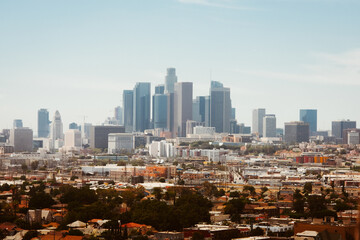 Aerial view of Downtown Los Angeles