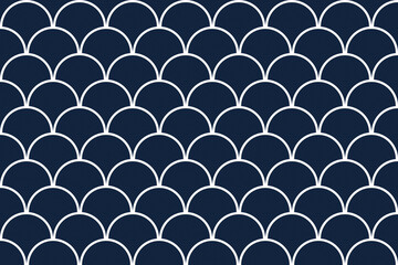 Fototapeta premium Geometric pattern. Classic retro fashion stripes texture. Traditional asian ornament illustration