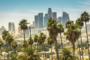 Aerial view of Downtown Los Angeles