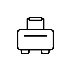 Luggage concept line icon. Simple element illustration. Luggage concept outline symbol design from Bag set. Can be used for web and mobile