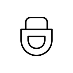 Obraz premium Fashion bag concept line icon. Simple element illustration. Fashion bag concept outline symbol design from Bag set. Can be used for web and mobile