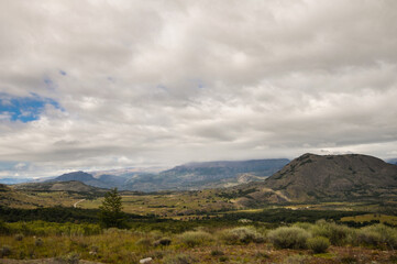 Fototapeta na wymiar Camino Puerto Ibañez- Coyaique, Carretera Austral,Chile, Patagonia