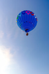 Naklejka premium Winter Hot Air Balloons 