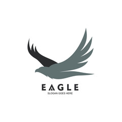 Obraz premium Eagle logo design in vector
