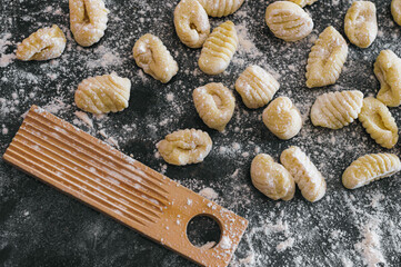 homemade potato gnocchis