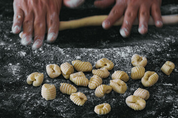 homemade potato gnocchis