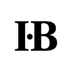 HB letter logo design vector