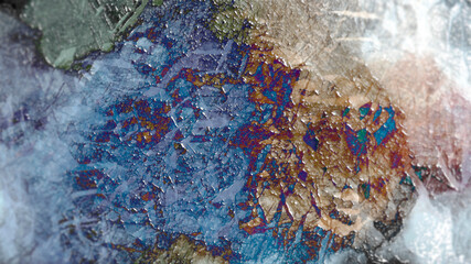 Abstract digital painting geologic metal rust texture illustration background