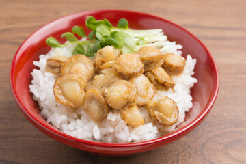 バターホタテご飯