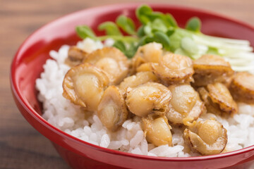 バターホタテご飯