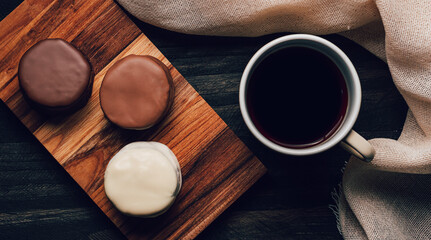 traditional sweet argentinian chocolate biscuit