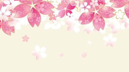 和風の桜イラスト