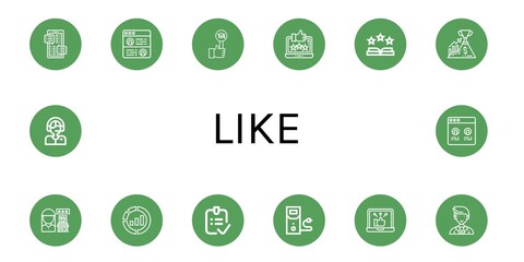 like icon set