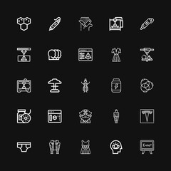 Editable 25 model icons for web and mobile