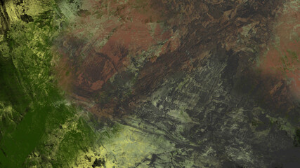 Abstract digital painting of geologic mountain illustration background