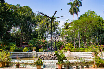 Mumbai India Nov 9th 2019,the Horniman Circle Gardensin South Mumbai. Designed to be a large open...
