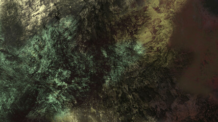 Obraz na płótnie Canvas Abstract painting of geologic rock formation landscape illustration