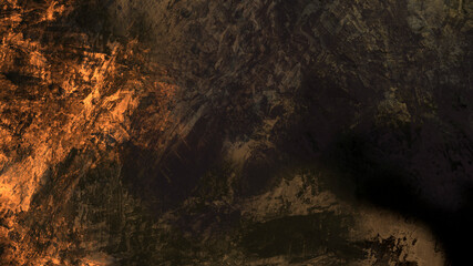 Abstract digital painting, textured background