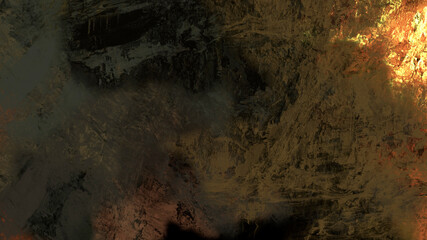 Abstract digital painting, textured background