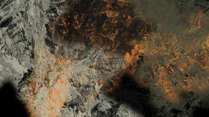 Abstract digital painting, textured background