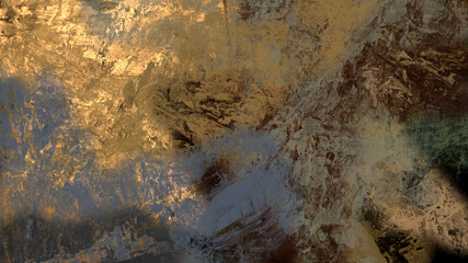 Abstract digital painting, textured background