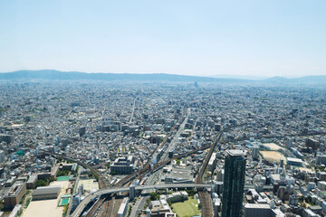 Obraz premium あべのハルカスからの景色
