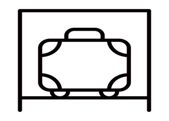 Luggage Storage icon vector for web and app