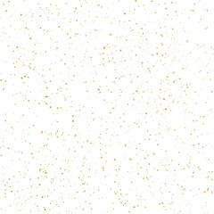 abstract gold flecks seamless pattern grunge ink splashes on a white background