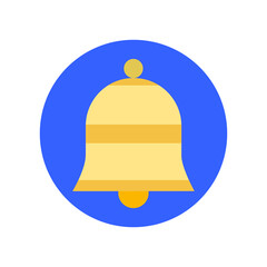service bell icon on white background