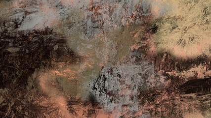 Plakat Abstract digital painting textured background
