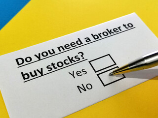 Questionnaire about stock investment