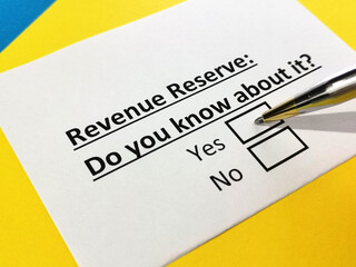 Obraz premium Questionnaire about stock investment