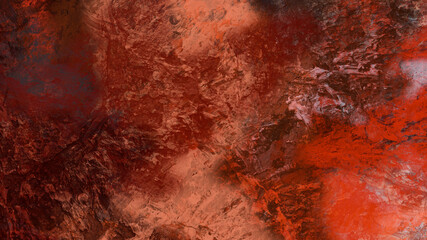 Abstract digital painting of geologic mountain illustration background