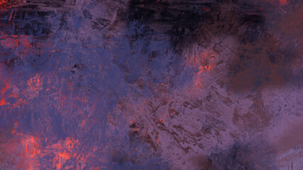 Abstract digital painting of geologic mountain illustration background