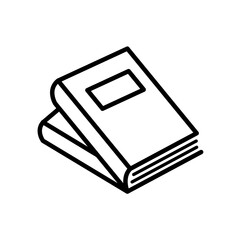 book vector icon in trendy flat design