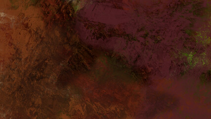Abstract digital painting of geologic mountain illustration background