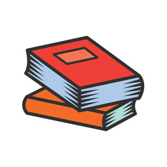 book vector icon in trendy flat design