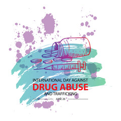 International Day Against Drug Abuse & Trafficking. 