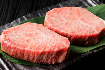 牛肉希少部位「トモサンカク」(北海道産黒毛和牛)　Wagyu