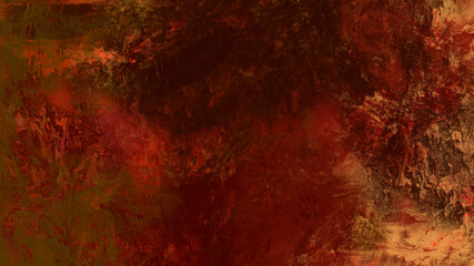 Abstract digital painting of geologic mountain illustration background
