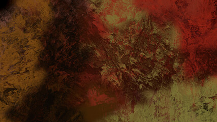 Abstract digital painting of geologic mountain illustration background