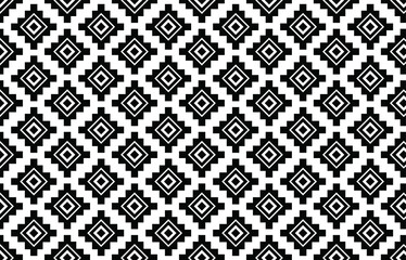 Black and white geometry ornaments from the motifs of the past, which are famous. can be used for various functions