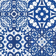 Traditional ornate portuguese azulejos.