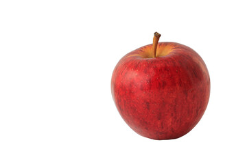 Red apples isolated on a white background