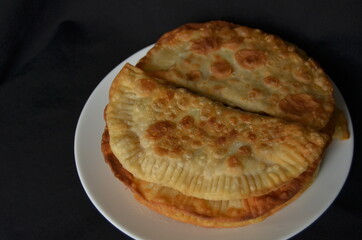 food cheburek meat eat kitchen