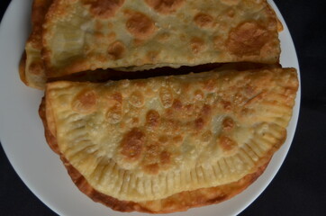 food cheburek meat eat kitchen