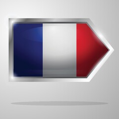 france flag button