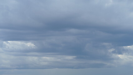 white clouds in a blue sky